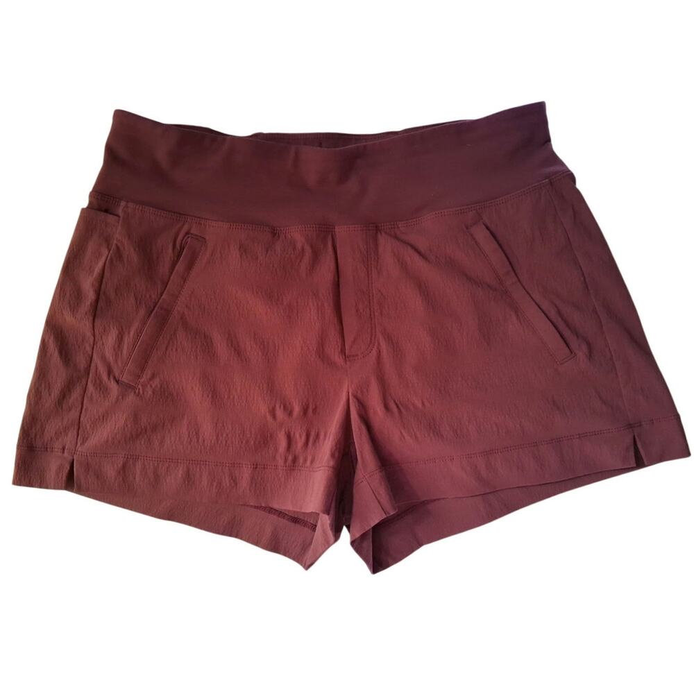 Athleta Trekkie North Terracotta Hiking Travel Shorts Women's 8
